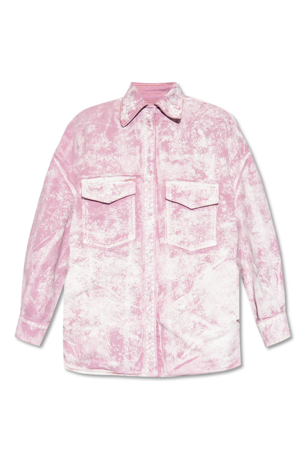 My T Shirt embroidered-motif T-shirt - Pink Oversize denim jacket